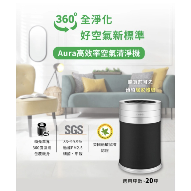 高效率空氣清淨機(中)